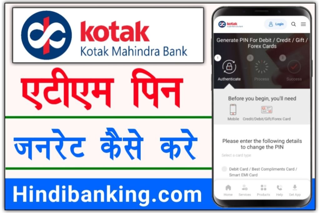 Kotak Bank ATM Pin Generate