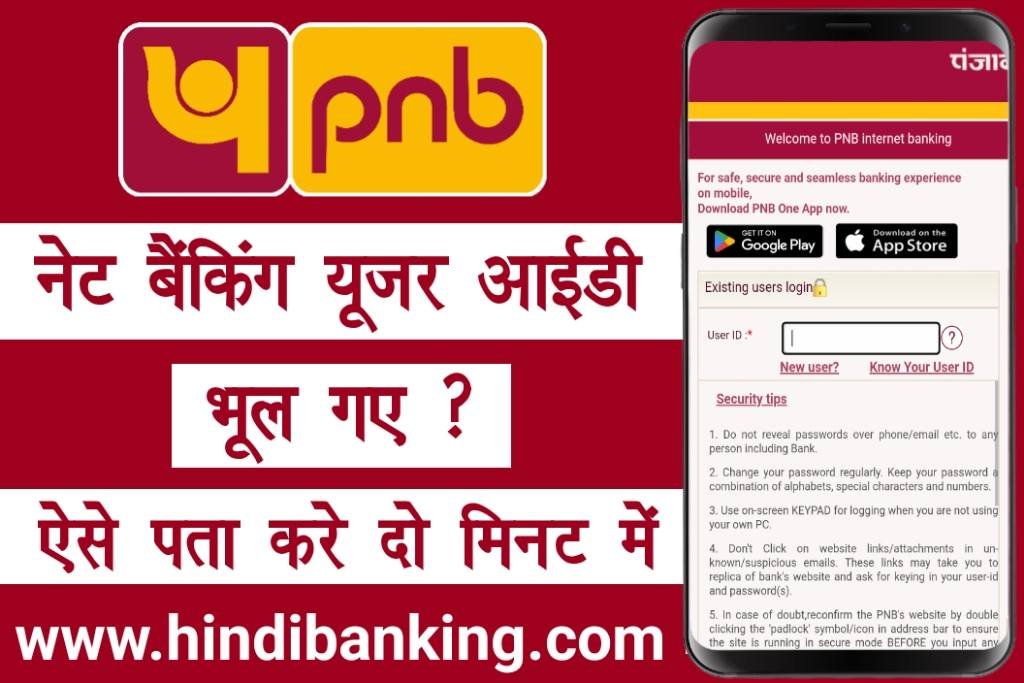 How To Get PNB Net Banking User ID