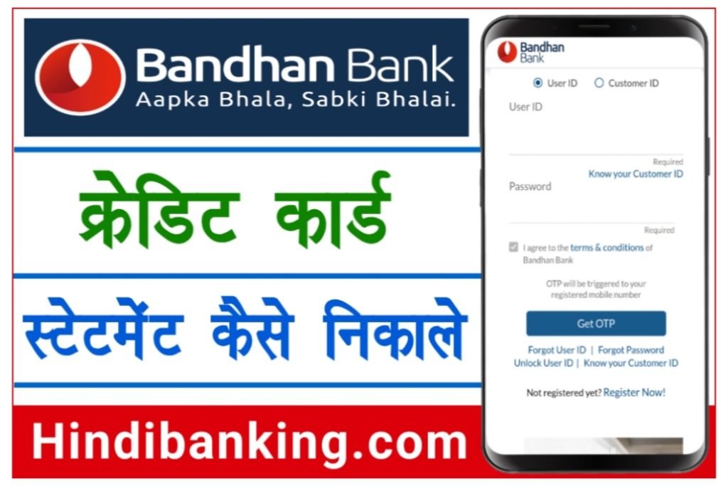 Bandhan Bank Credit Card Statement