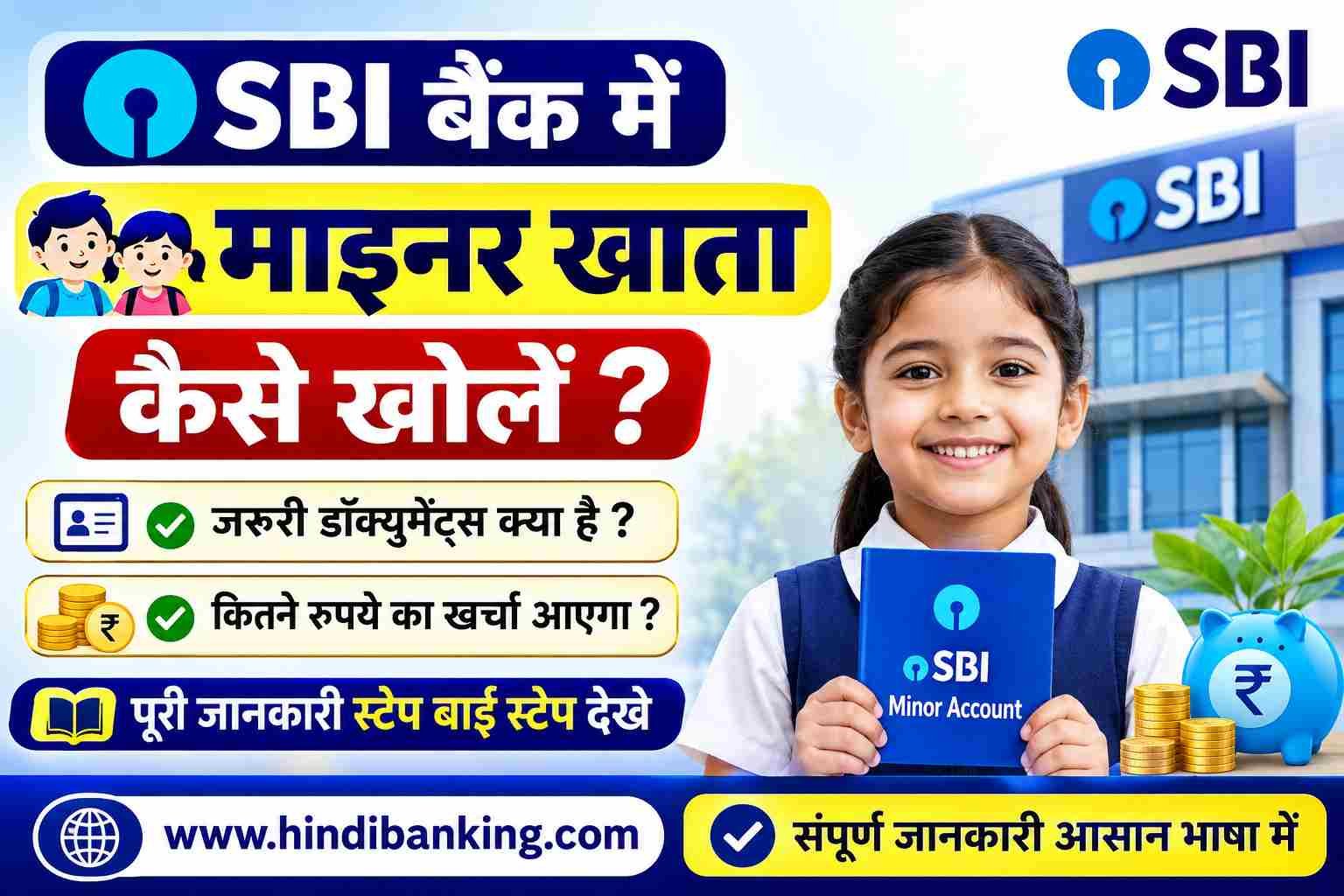 SBI Minor Account Opening